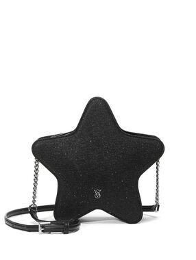 Victoria's Secret Black Star  Crossbody Bag